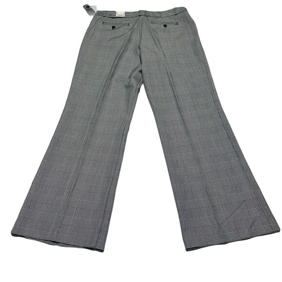 Worthington Modern Fit Pants Size 12 P Petite Houndstooth Plaid Trousers NWT - Picture 6 of 11
